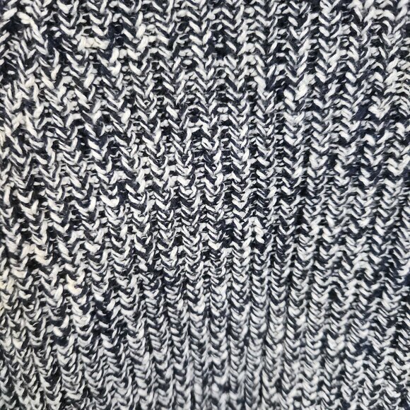 J Crew Women's Small 100% Cotton Crewneck Sweater Heavyweight Gray Blue Warm - Picture 2 of 8